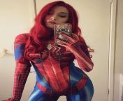 I was going for a hopping spree today and I hopped upon this neat cosplayer with a hot bod. Looks like she&#39;s cosplaying as a female Spider-Man. Wanna tear her tights a new one with me? (RP Open) from man fuck a female tamil lakshmimenon