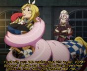 Adding ridiculous fake subtitles to anime #8: Monster Girl Doctor from anime hantai monster fuck