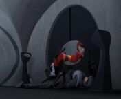 Anyone else wish she sat on the guards&#39; faces and headscissored them to sleep in this scene? If anyone wants to talk about elastigirl taking out the guards and discuss hmu in my dms, I respond to everyone from elastigirl twerk