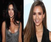 Megan Fox vs Jessica Alba. Pick one to fuck and one to suck your dick. Tell us where would you cum after sex session from fuck cum girle sex 3gp vi