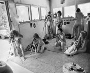 Photographers at the Ovular, a feminist photography workshop at Rootworks, Wolf Creek, Oregon, 1980 [611x770] from 1980 alman porno filmleri