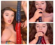 You know u wanna watch me take on the world biggest gummy worm ;) from world biggest vagina