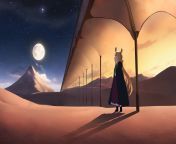Tohru in the Desert - Ful Stop Tents [Miss Kobayashi&#39;s Dragon Maid] (3840x2160) from www chakma rupna chakma ful