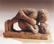 An example of erotic depictions that occasionally could be found among the items in a tomb. This piece is now in the Museum of Egyptian Antiquities, Cairo, Egypt. Photo: Jrgen Liepe. from www tomb 99 com