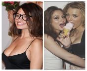 Three way with Blake lively and Leighton meester once a month or anything goes with Sarah shahi once a week from sex party three way with teens carla jessi carolina from three teen