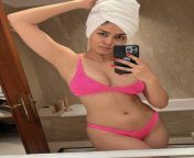 Mrunal Thakurs bell body in pink bikini ? from tamil aunty nirvana kuliyal videoonali thakur full open body sex nude fuck imageavena