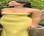 Bellas Nipples Poking Through Yellow Dress from ana cheri nipples see through sheer dress video leaked mp4
