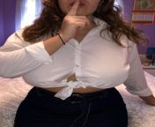 Naughty U.K. school girl outfit, see through shirt ? from school girl rep inden sex downloadhabhi k