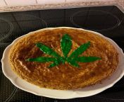 Was very proud with our home-made butter cake made with THC butter from home made i