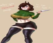 [M4F] Looking for someone to play as a Female Chara in a wholesome Chara x Male Frisk RP, send a chat if interested from undertale chara x sans