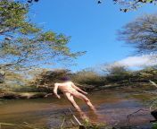 Nude dip in the river anyone? from nude dip mm