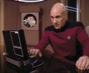 I find it odd that ST:TNG Production Designers didnt foresee that 24th century monitors would have super thin if not nonexistent bezels. The monitor in Picards Ready Room looks antiquated not futuristic. from hd super aunty sex
