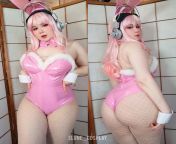 Bunny Super Sonico by Elune_cosplay [Super Sonico the Animation] from super mix by roseredrus