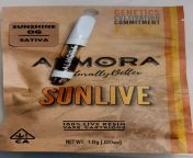 Almora Farms live resin carts review, Flower Co. from almora gir