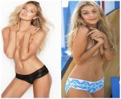 Born in 1995. Round of 16: Romee Strijd vs. Gigi Hadid from 16 