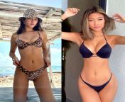 Two 18 year old models, whose sexy body would rather enjoy with a hard pounding, Lily Chee (left) or Rachie Love (right)? from rachie love