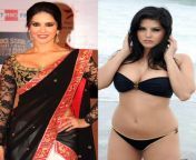 Sunny Leone - a goddess in both saree and bikini. from sunny leone red saree sexdeshi bus xxxxx videomaal girls first daisy39s fun