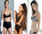 Jennifer Lawrence, Ariana Grande, and Gal Gadot. 1) A sloppy blowjob and you cum on her face. 2) Sensuel vaginal and you cum deep inside her. 3) Rough anal and you cum on her ass. from kerala cum eating kerala aunty blowjob and eat cum kerala blowjobasala thoppul mulai palos 2015 tamil