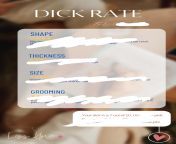 Complete dick rates for free as soon as you subscribe to my OF! from complete dick suck