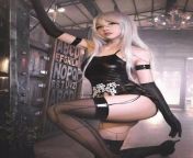 Nier :Automata character,A2 cosplay, cosplayer Aza Miyuko from aza miyuko fake nu