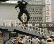 People&#39;s Liberation Army at the 1989 Tiananmen Square protests: charred and hung corpse of a 25-year-old soldier named Liu Guogeng. His burned corpse had been disemboweled and hanged from a blackened public bus, naked except for his socks and an armyfrom teri public bus sex