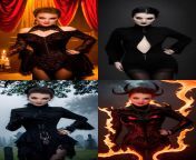 Which amplua suits me most? Evil countess? Sexy vampire? Dark witch? Hela the Goddess of death? from evil film sexy