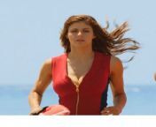 Alexandra Daddario bouncing her beautiful tits in slow motion from tamil kajal boobs nadumu bouncing slow motion videos