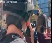 [Warning: blood] [Left-wing racism] Black Trump-supporter who organised free speech rally in San Francisco violently attacked by anarcho-Democrats, gets his teeth punched out from tamil act vijay speech about in v ijay awards