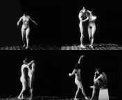 A nude couple pose, 1903. from tango nude couple