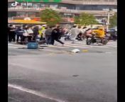 A shocking incident involving an SUV driving into pedestrians in #Guangzhou earlier today left 5 people dead and injured 13. After that, the suspect, a 22-year-old BMW-driver, throwing cash in the air... from throwing kisses in video