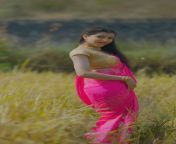 Prajakta Ghag (Nauvari song fame) looking sexy in pink saree from parna saree topless naari magazine mp4
