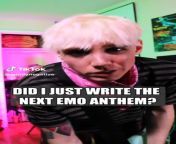 I just wrote the next emo anthem from anthem