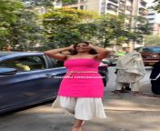 Sai Tamhankar in jumpsuit exposing her armpits from sai tamhankar boob