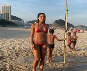 Brazil Beach Shower Video from brazil model nude video