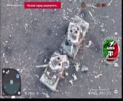 RU POV - A UA Soldier shoots a fellow soldier who is unable to move, he then gets hit by an FPV that wounds him making him unable to walk. from ok ru livestream title