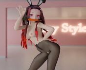 Nezuko - Bunny Style MMD R18 from mmd r18 miku non stop cumming with no mercy chat and bate style 3d hentai