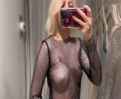 See-Through Try On Haul from kiki marie sexy fishnet try on haul nude video leak