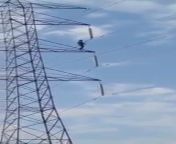 If you accept a dare to touch a high-voltage power line, you WILL be crispied. from k touch