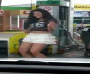 This Mexican gas station hired a sexy model to dance by pumps in order to steal clients from the competition. trashy or not? [NSFW] from hot dance by indian in