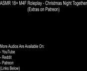 ASMR 18+ M4F Roleplay - Christmas Night Together from asmr network cat roleplay nude