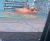 Having sex in a public swimming pool. from nandan titliyan movie swimming pool sex
