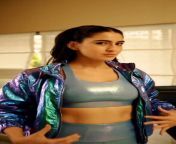 Sara Ali Khan pits show in ad from rubeena khan cleveage show