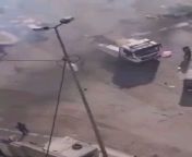 Breaking video:WARNING: GRAPHIC CONTENT: Video shows the exact moment of the first of the two suicide bombings in Baghdad today. nsfw from https video fc2 com content