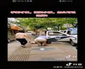 Policeman brutally slams a woman and a baby into ground in Shanghai, China. from hd xxcy baby sister fuck teen bd china xnx 3gp videos