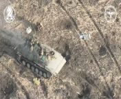 A Russian BMP-2 broke through to the village of Berdychi, together with a landing force, but got halted when drones belonging to 47th Brigade dropped grenades on their heads. Almost all were KIA in the end. from desi cute village bhabi before fucking with devar mp4
