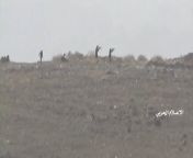 Houthi machine gunner firing at Saudi coalition fighters who are standing out in the open as they try to remove wounded, July 2021. from sex in saudi open