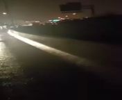Truck drives off freeway on wet road and explodes December 2016 from indian and bendalish 20mace 2016