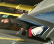 Man wanking on public bus, Split, Croatia from teri public bus sex all train pg v