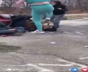 Teenage girls beating homeless people for tiktok from sexy girls beating boy
