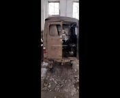 Russian soldier gives tour of destroyed Buhanka (&#34;Loaf&#34;) transport bus, hit by Ukrainian FPV strike drone, w/ one RU KIA. March 3, 2024 post from woman ru